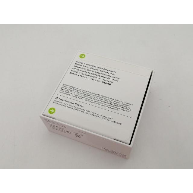 未使用】Apple AirPods 4 アクティブノイズキャンセリング搭載モデル