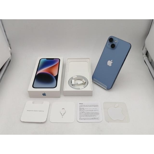 中古】Apple docomo 【SIMフリー】 iPhone 14 128GB ブルー MPVJ3J/A