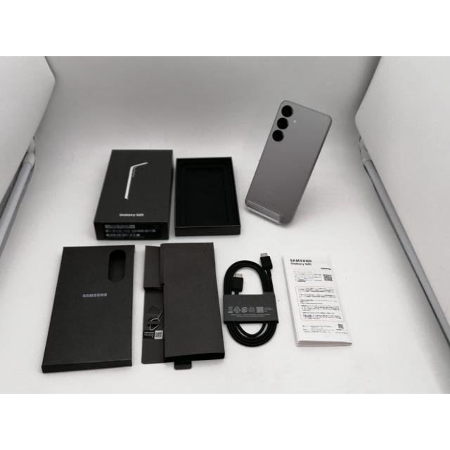 中古】SAMSUNG au 【SIMフリー】 Galaxy S25 シルバーシャドウ 12GB