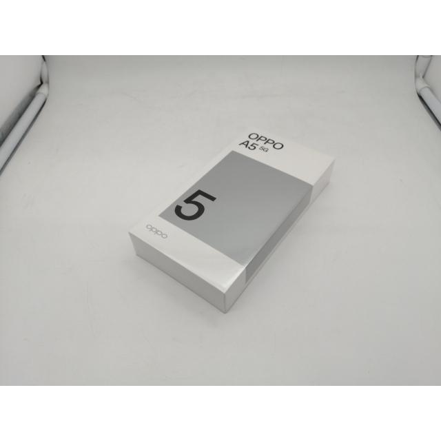 未使用】Oppo au 【SIMフリー】 OPPO A5 5G 4GB 128GB ホワイト OPG06