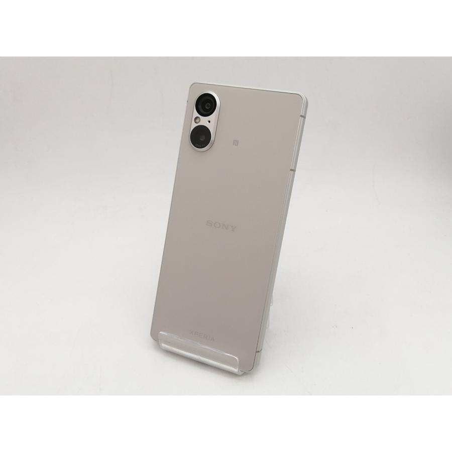 中古】SONY 国内版 【SIMフリー】 Xperia 5 V 8GB 256GB プラチナ