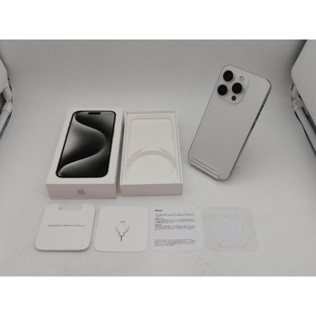 中古】Apple 国内版 【SIMフリー】 iPhone 15 Pro 128GB ホワイト