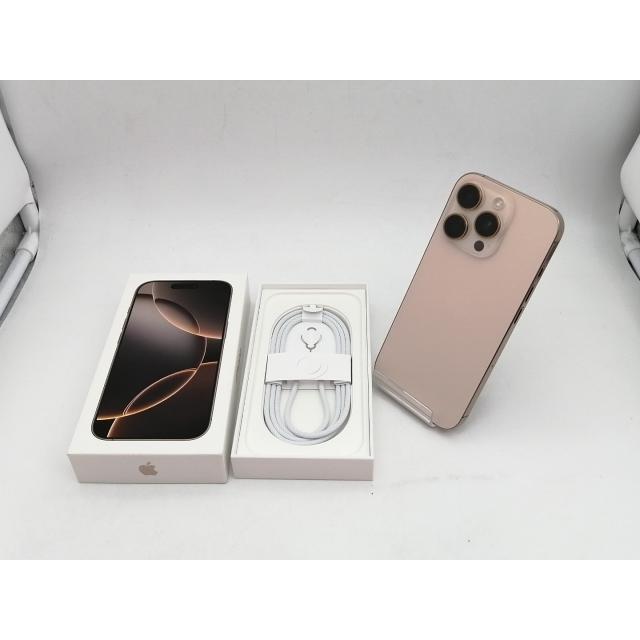 中古】Apple 国内版 【SIMフリー】 iPhone 16 Pro 1TB デザート