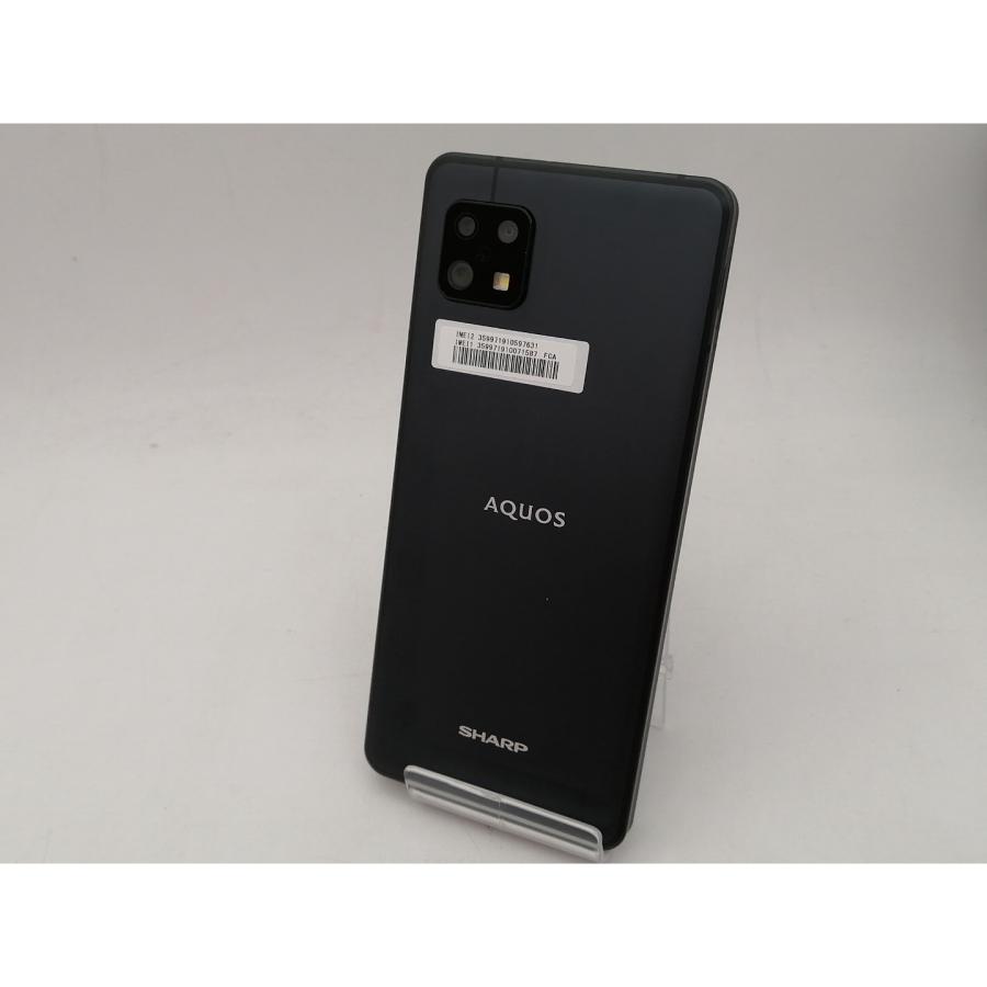 中古】SHARP 楽天モバイル 【SIMフリー】 AQUOS sense6s ブラック 4GB