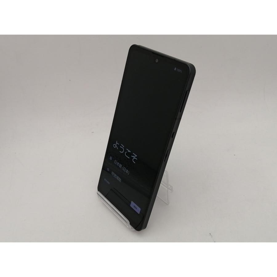 中古】SHARP 楽天モバイル 【SIMフリー】 AQUOS sense6s ブラック 4GB