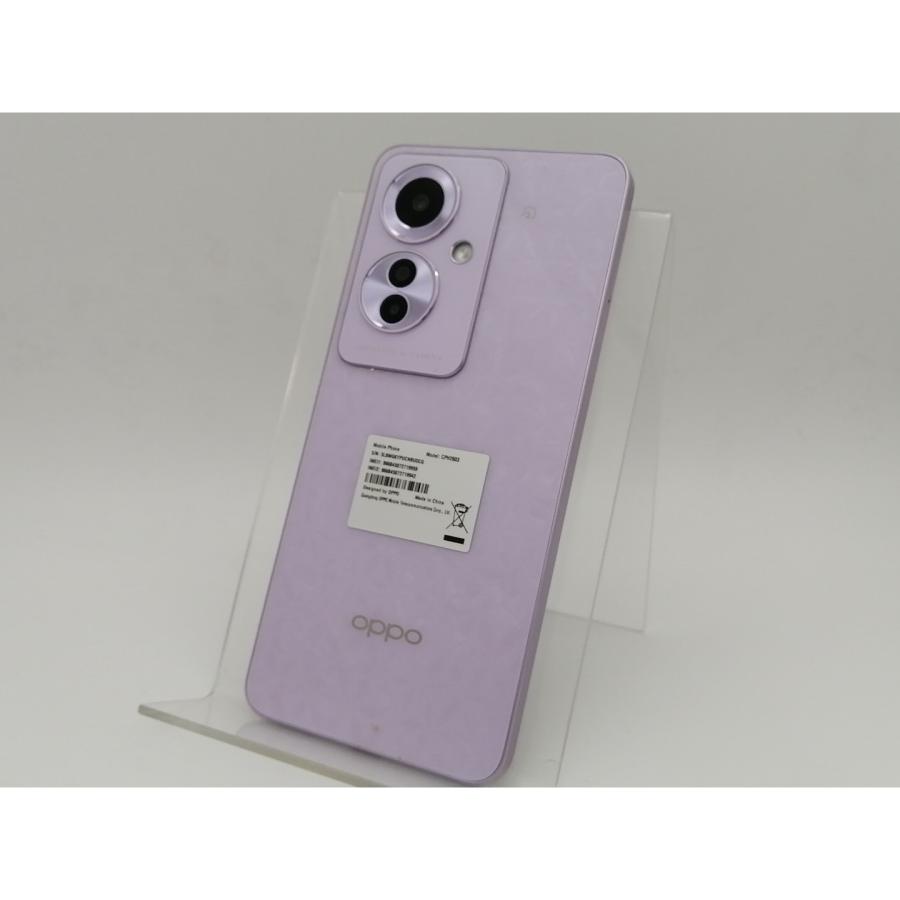 中古】Oppo 国内版 【SIMフリー】 OPPO Reno11 A コーラルパープル 8GB