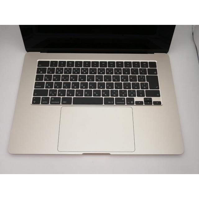 【中古】Apple MacBook Air 15インチ (M4,2025) M4(CPU:10C/GPU:10C) 16GB/256GB スターライト MW1J3J/A【なんば】保証期間１ヶ月【ランクA】の画像