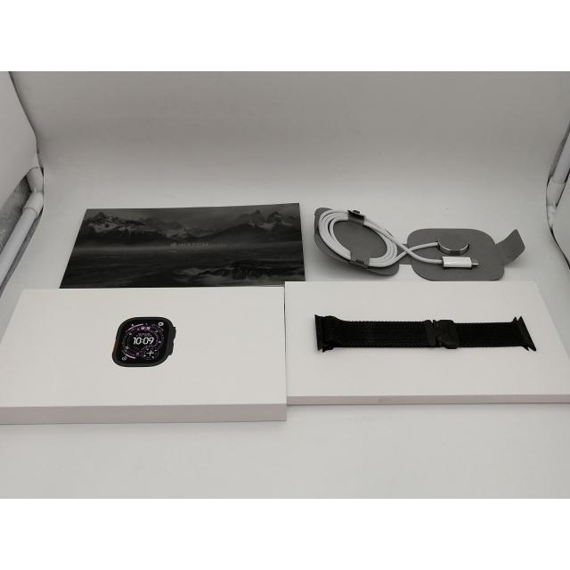 【中古】Apple Watch Ultra3 49mm Cellular ブラックチタニウムケース/ブラックチタニウムミラネーゼループL MF1T4J/A【なんば】保証期間１ヶ月【ランクB】の画像