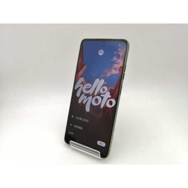 中古】MOTOROLA ymobile 【SIMフリー】 moto g66y 5G PANTONE Dill 4GB