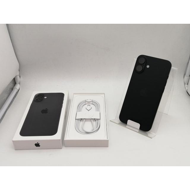 【未使用】Apple 国内版 【SIMフリー】 iPhone 16 Plus 128GB ブラック MXVA3J/A【なんば】保証期間３ヶ月の画像