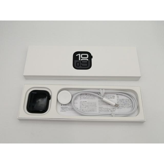 【中古】Apple Apple Watch Series10 46mm GPS ジェットブラックアルミニウムケース (バンド無し)【なんば】保証期間１ヶ月【ランクA】の画像