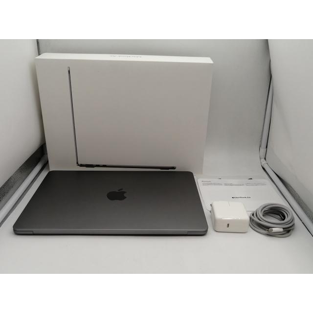 【中古】Apple MacBook Air 13インチ  M2(CPU:8C/GPU:8C) 8GB/256GB スペースグレイ MLXW3J/A (M2,2022)【なんば】保証期間１ヶ月【ランクB】の画像