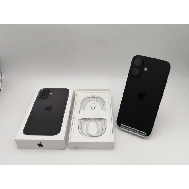 【中古】Apple 国内版 【SIMフリー】 iPhone 16 256GB ブラック MYDW3J/A【日本橋3】保証期間１ヶ月【ランクB】の画像
