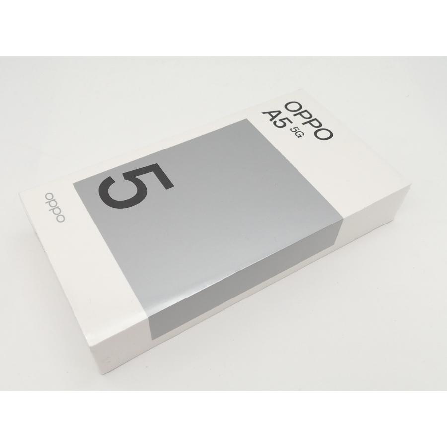 未使用】Oppo au 【SIMフリー】 OPPO A5 5G 4GB 128GB ホワイト OPG06