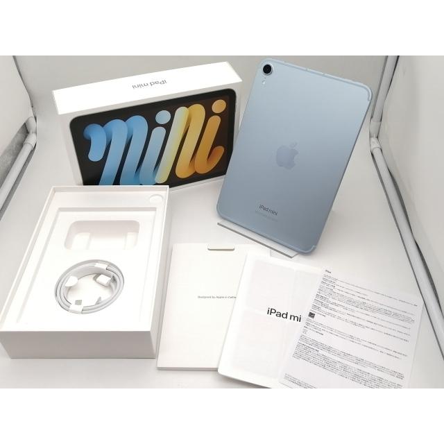 【中古】Apple 国内版 【SIMフリー】 iPad mini（A17Pro/2024） 128GB ブルー MXPP3J/A【なんば】保証期間１ヶ月【ランクB】の画像