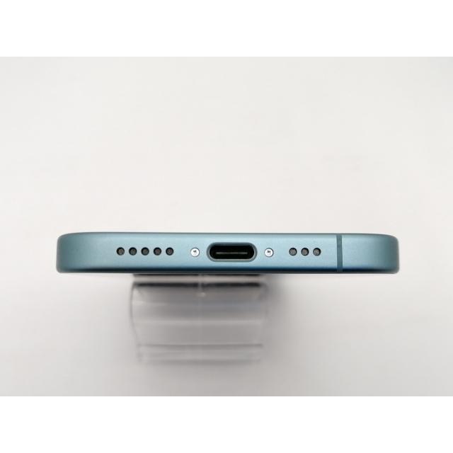 【中古】Apple SoftBank 【SIMフリー】 iPhone 16 128GB ティール MYDV3J/A【なんば】保証期間１ヶ月【ランクA】の画像