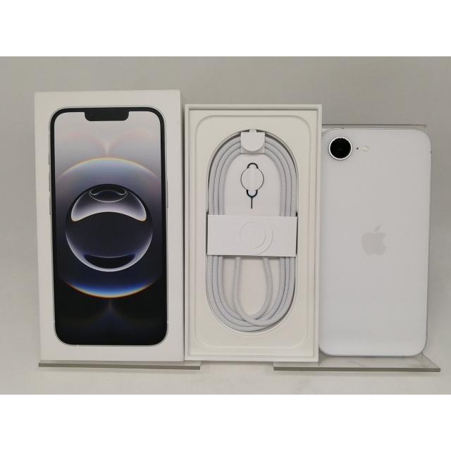 【中古】Apple ymobile 【SIMフリー】 iPhone 16e 256GB ホワイト MD1W4J/A【日本橋3】保証期間１ヶ月【ランクA】の画像