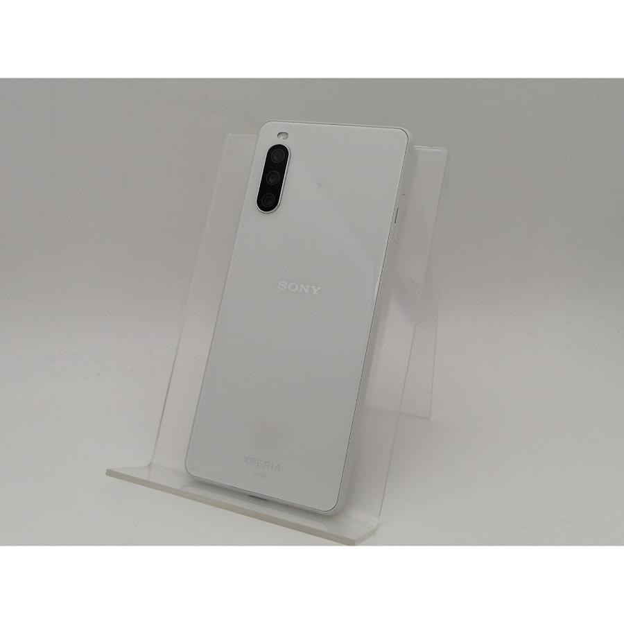 中古】SONY docomo 【SIMロック解除済み】 Xperia 10 III ホワイト 6GB
