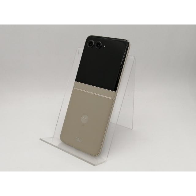 中古】MOTOROLA SoftBank 【SIMフリー】 motorola razr 50s サンド