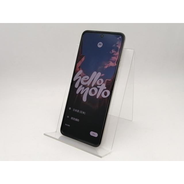 中古】MOTOROLA SoftBank 【SIMフリー】 motorola razr 50s サンド