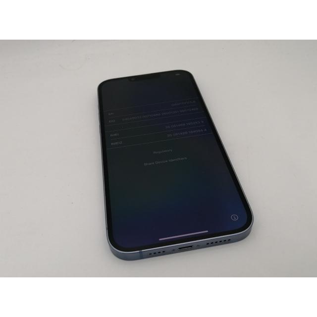 【中古】Apple 国内版 【SIMフリー】 iPhone 14 Plus 256GB ブルー MQ4Q3J/A【大阪本店】保証期間１ヶ月【ランクC】の画像
