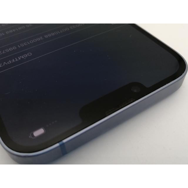 【中古】Apple 国内版 【SIMフリー】 iPhone 14 Plus 256GB ブルー MQ4Q3J/A【大阪本店】保証期間１ヶ月【ランクC】の画像