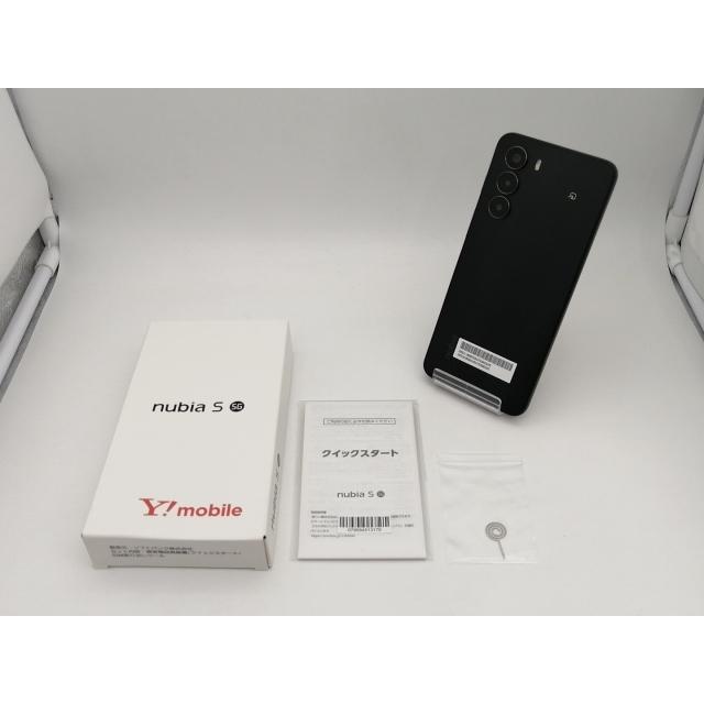 【新品未使用】　nubia S 5G Y!mobile スマホ本体　SIMフリー 中古】ZTE ymobile 【SIMフリー】 nubia S 5G 4GB 128GB ブラック