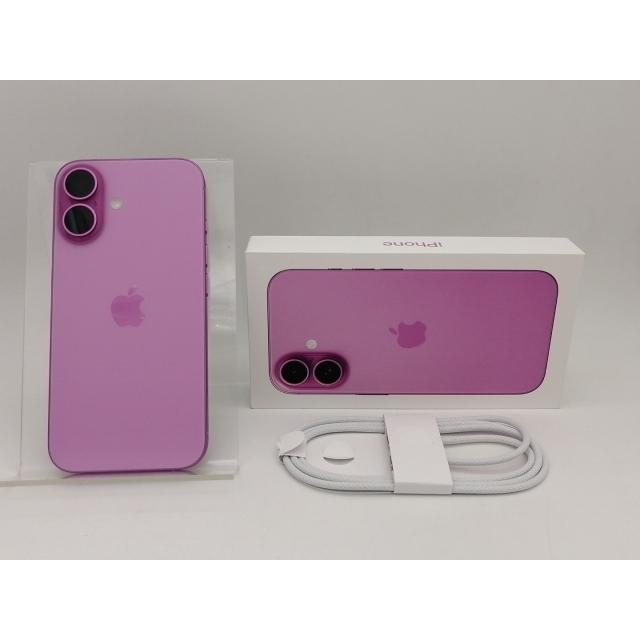 【中古】Apple 国内版 【SIMフリー】 iPhone 16 256GB ピンク MYDY3J/A【神戸】保証期間１ヶ月【ランクA】の画像