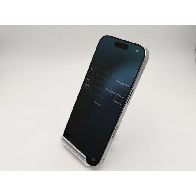 【中古】Apple 国内版 【SIMフリー】 iPhone 16 Pro 256GB ホワイトチタニウム MYN13J/A【大阪本店】保証期間１ヶ月【ランクA】の画像