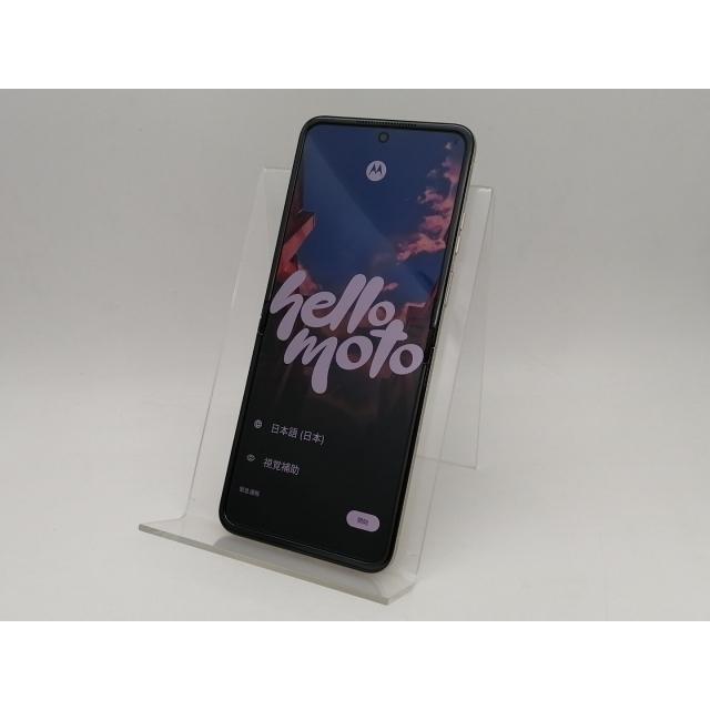 【中古】MOTOROLA SoftBank 【SIMフリー】 motorola razr 50s サンドクリーム 8GB 256GB A403MO【なんば】保証期間１ヶ月【ランクA】の画像