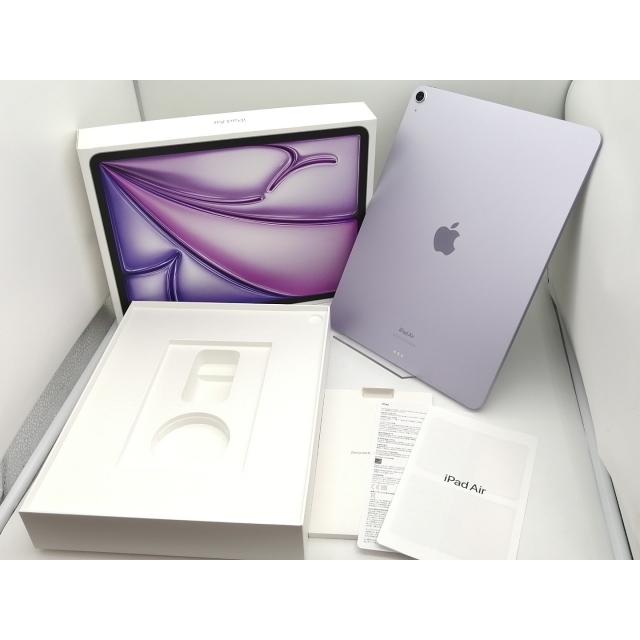【中古】Apple 【Wi-Fi】 13インチ iPad Air（M2/2024） 128GB パープル MV2C3J/A【なんば】保証期間１ヶ月【ランクB】の画像