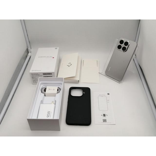 中古】Xiaomi 国内版 【SIMフリー】 Xiaomi 15T Pro グレー 12GB 256GB