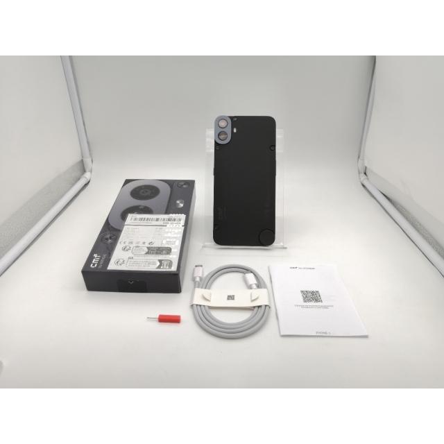 中古】NOTHING 【SIMフリー】 CMF Phone 1 8GB 128GB ブラック【なんば