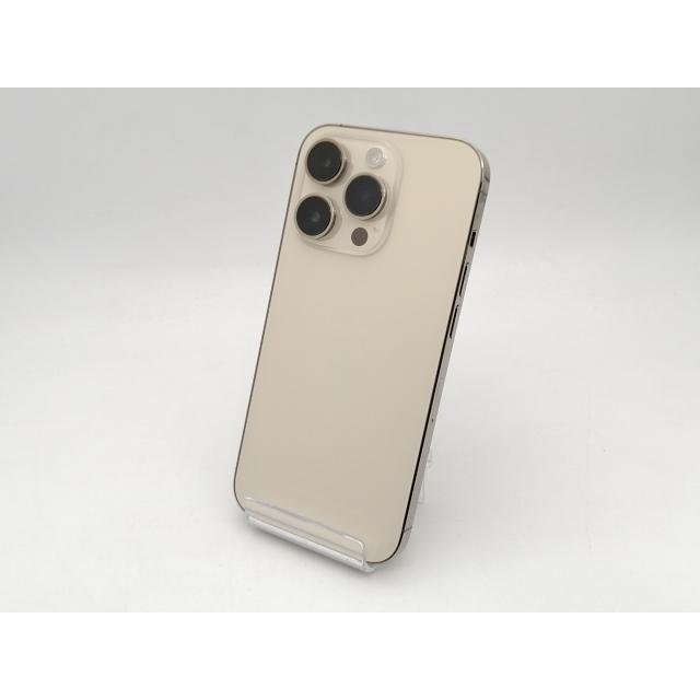 中古】Apple au 【SIMフリー】 iPhone 14 Pro 128GB ゴールド MQ073J/A