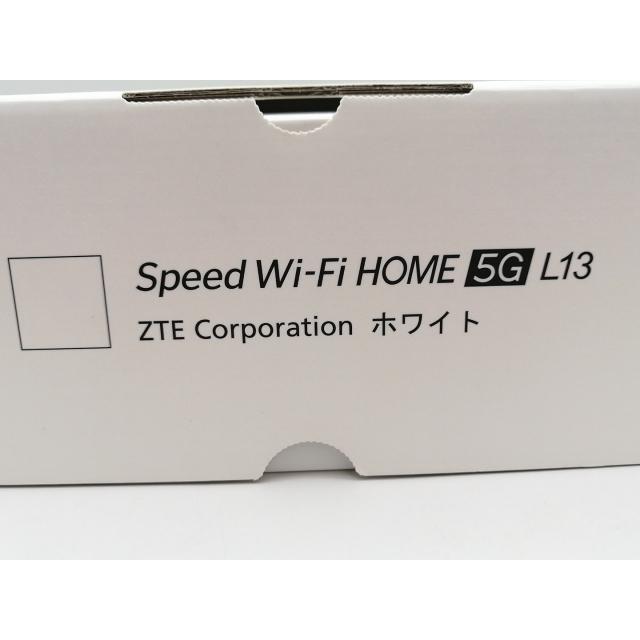 未使用】ZTE UQmobile 【SIMフリー】 Speed Wi-Fi HOME 5G L13 ZTR02