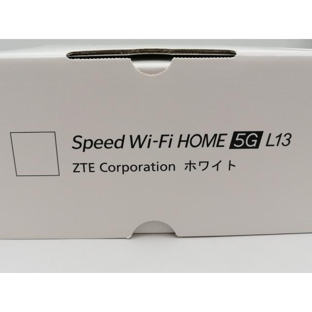 未使用】ZTE UQmobile 【SIMフリー】 Speed Wi-Fi HOME 5G L13 ZTR02