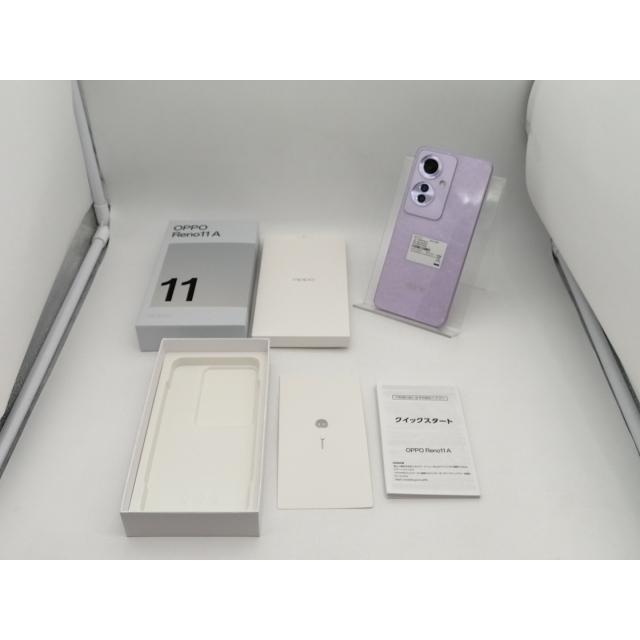 中古】Oppo ymobile 【SIMフリー】 OPPO Reno11 A コーラルパープル