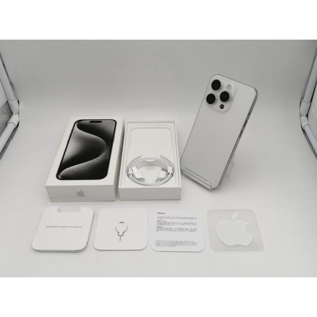 中古】Apple 国内版 【SIMフリー】 iPhone 15 Pro 128GB ホワイト