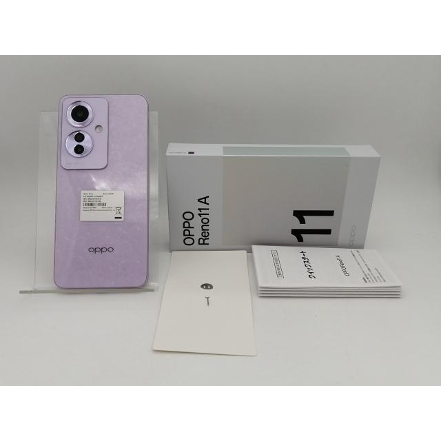 中古】Oppo ymobile 【SIMフリー】 OPPO Reno11 A コーラルパープル