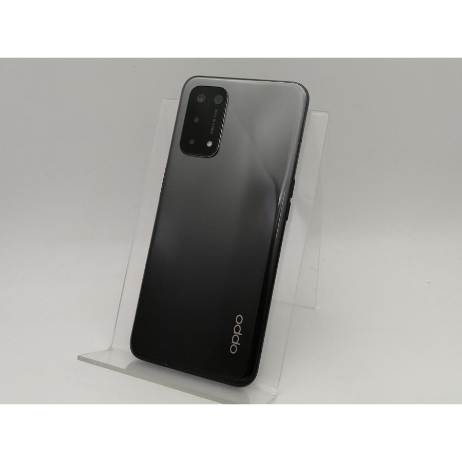 中古】Oppo au 【SIMロック解除済み】 OPPO A54 5G シルバーブラック