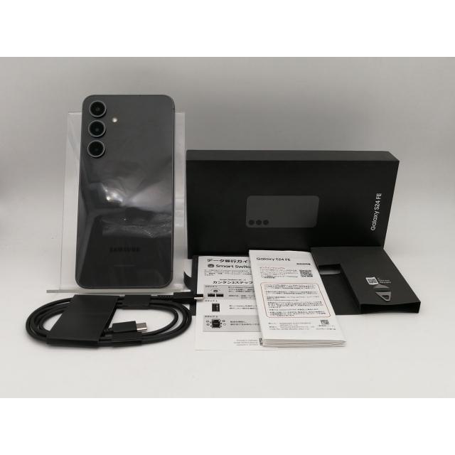 中古】SAMSUNG au 【SIMフリー】 Galaxy S24 FE グラファイト 8GB