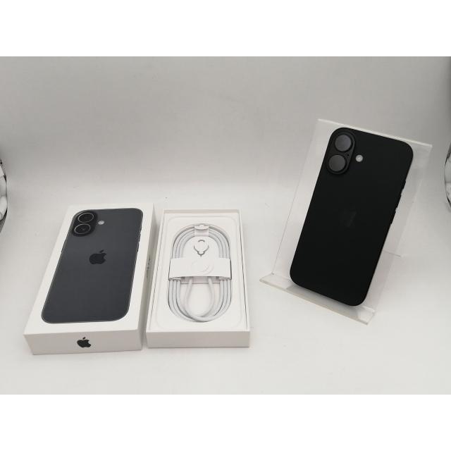 中古】Apple 国内版 【SIMフリー】 iPhone 16 128GB ブラック MYDQ3J/A