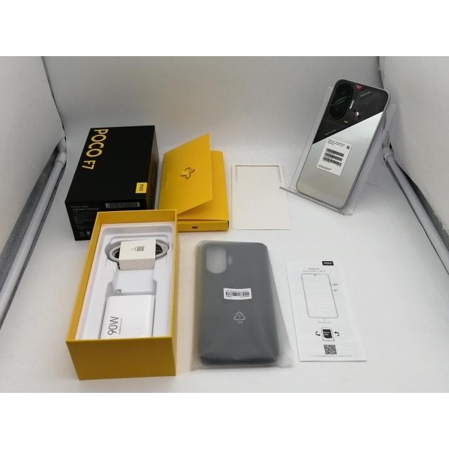 中古】Xiaomi 【SIMフリー】 Poco F7 シルバー 12GB 512GB 25053PC47G