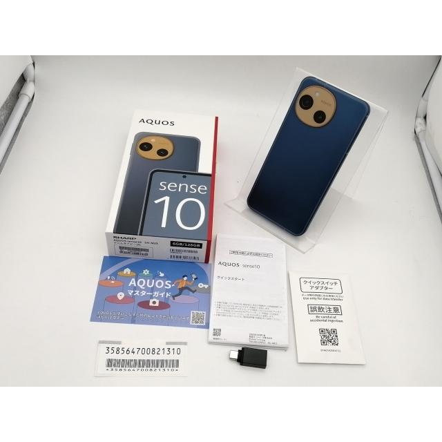 中古】SHARP 国内版 【SIMフリー】 AQUOS sense10 6GB 128GB デニム
