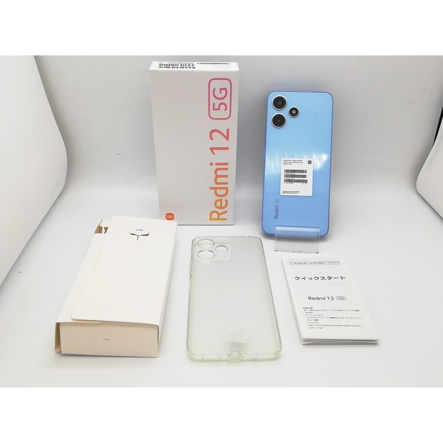 中古】Xiaomi SoftBank 【SIMフリー】 Redmi 12 5G 4GB 128GB スカイ