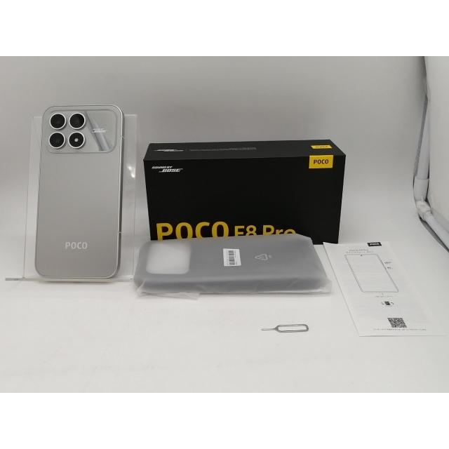 中古】Xiaomi 国内版 【SIMフリー】 POCO F8 Pro チタンシルバー 12GB