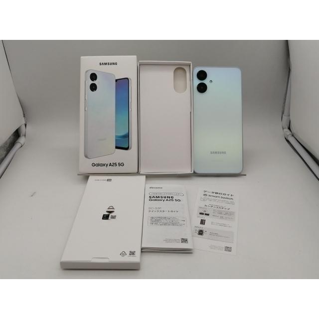 中古】SAMSUNG docomo 【SIMフリー】 Galaxy A25 5G ライトブルー 4GB