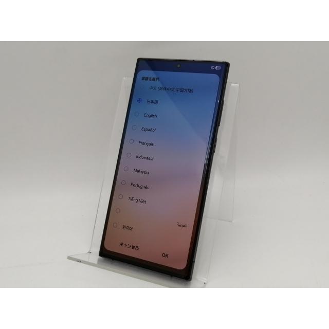 中古】SAMSUNG docomo 【SIMフリー】 Galaxy S22 Ultra ファントム