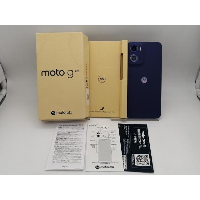 中古】MOTOROLA 国内版 【SIMフリー】 moto g05 フレッシュラベンダー