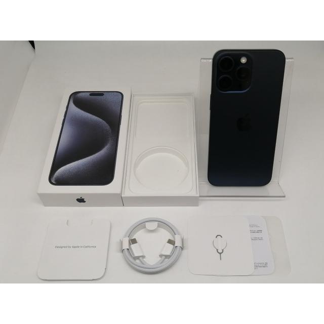 中古】Apple 国内版 【SIMフリー】 iPhone 15 Pro Max 1TB ブルー